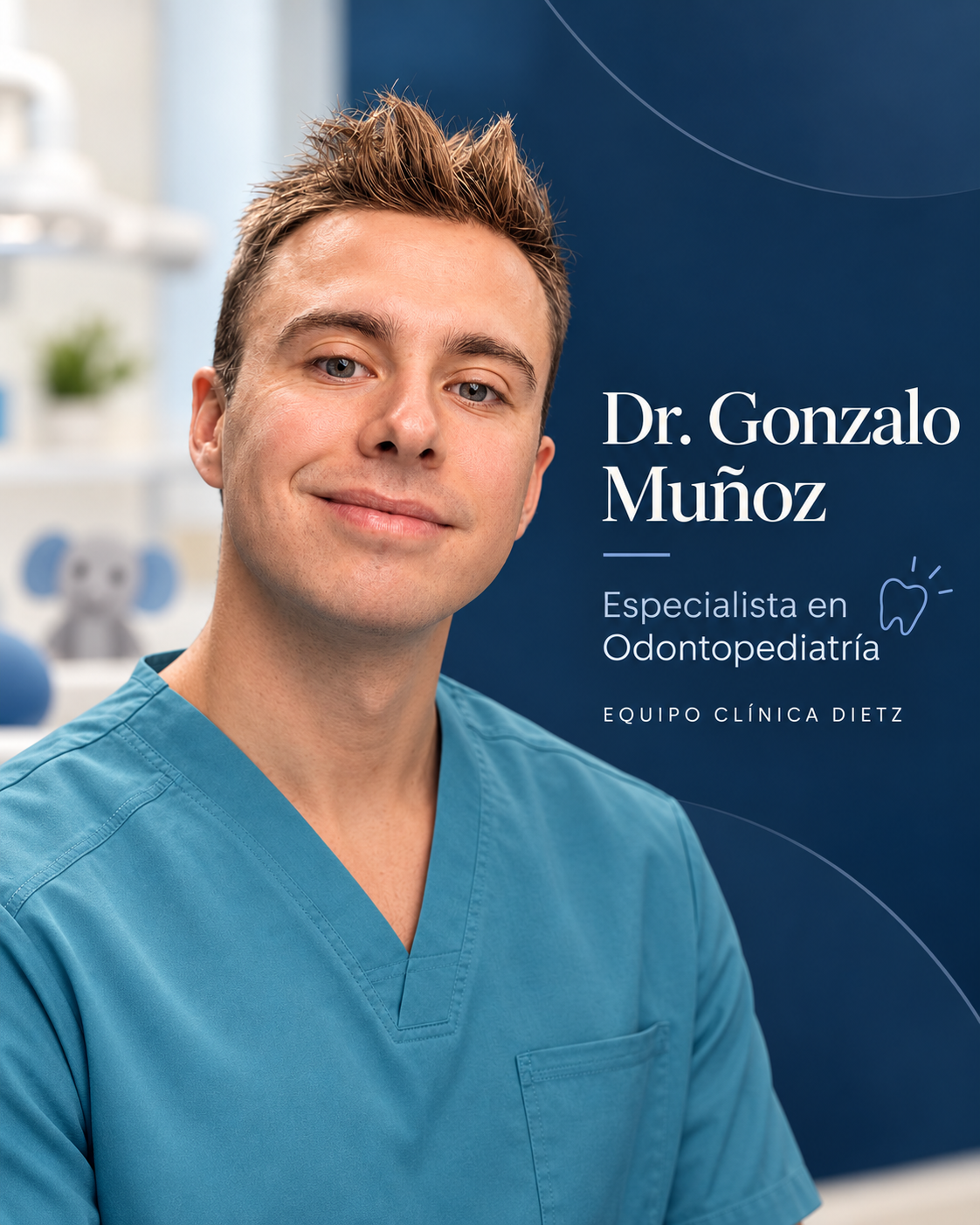 Dr. Gonzalo Muñoz, especialista en odontopediatría